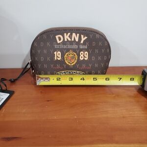 DKNY Brown Toiletry Bag